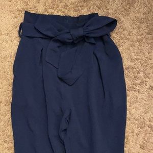 Shein navy waist synced pants